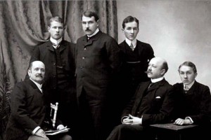 Fotografía familiar de la dinastía Brandt, fundadora de la firma suiza Omega